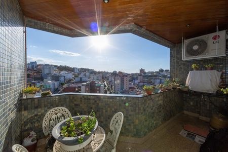 Varanda da Sala de apartamento à venda com 3 quartos, 130m² em Minas Brasil, Belo Horizonte
