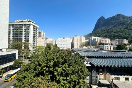 Vista de kitnet/studio para alugar com 1 quarto, 22m² em Humaitá, Rio de Janeiro