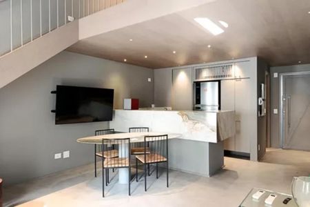 Sala de apartamento à venda com 1 quarto, 80m² em Cerqueira César, São Paulo