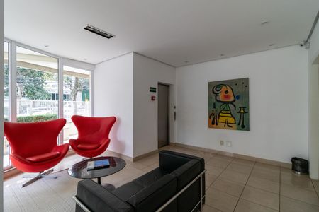 Apartamento para alugar com 105m², 2 quartos e 3 vagasHall social