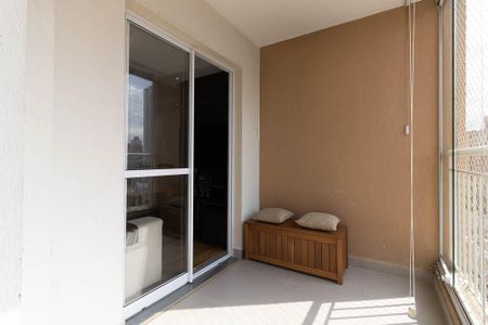 Varanda da Sala de apartamento à venda com 2 quartos, 58m² em Vila das Merces, São Paulo