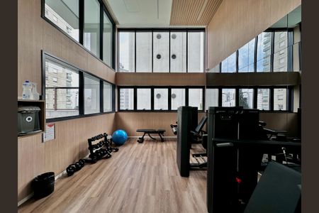 Studio para alugar com 25m², 0 quarto e sem vaga Studio para alugar com 25m², 0 quarto e sem vagaAcademia