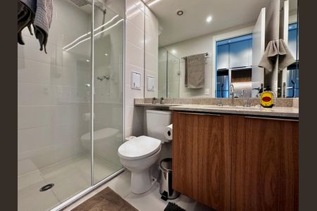 Studio para alugar com 25m², 0 quarto e sem vaga Studio para alugar com 25m², 0 quarto e sem vagaBanheiro