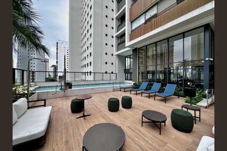 Studio para alugar com 25m², 0 quarto e sem vaga Studio para alugar com 25m², 0 quarto e sem vagaPiscina