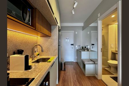 Studio para alugar com 25m², 0 quarto e sem vaga Studio para alugar com 25m², 0 quarto e sem vagaCozinha