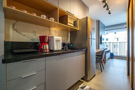 Studio para alugar com 28m², 1 quarto e sem vaga Studio para alugar com 28m², 1 quarto e sem vagaCozinha
