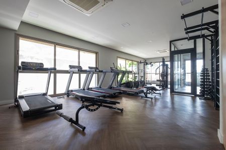 Studio para alugar com 28m², 1 quarto e sem vaga Studio para alugar com 28m², 1 quarto e sem vagaAcademia