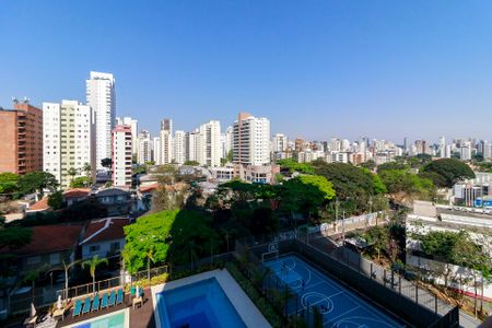 Sala - Vista de apartamento à venda com 3 quartos, 110m² em Brooklin Novo, São Paulo