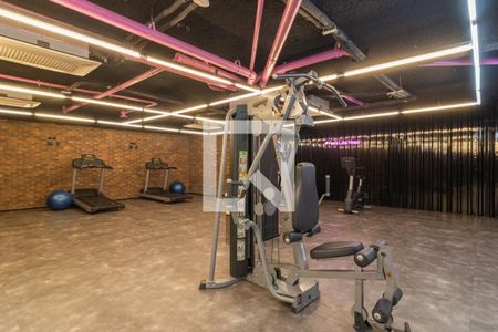 Studio para alugar com 40m², 1 quarto e sem vaga Studio para alugar com 40m², 1 quarto e sem vagaÁrea comum - Academia