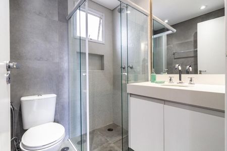 Apartamento para alugar com 72m², 1 quarto e 2 vagasBanheiro da Suíte