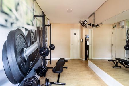 Área comum - Academia de apartamento para alugar com 1 quarto, 72m² em Jaguaré, São Paulo