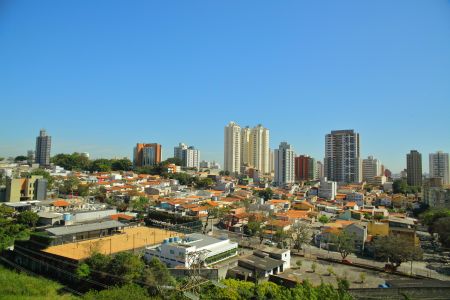Vista da Sala de apartamento à venda com 2 quartos, 61m² em Jardim Copacabana, São Bernardo do Campo