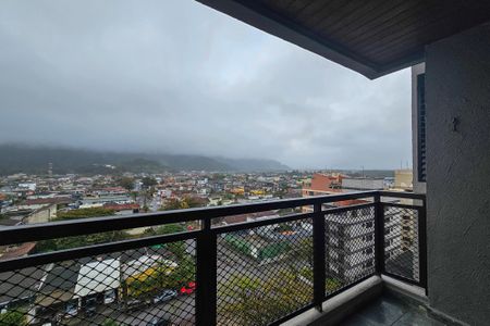 Varanda de apartamento para alugar com 2 quartos, 90m² em Balneario Cidade Atlantica, Guarujá