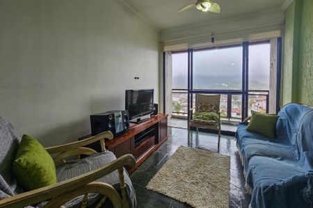 Sala de apartamento para alugar com 2 quartos, 90m² em Balneario Cidade Atlantica, Guarujá