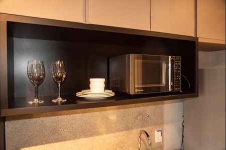 Studio para alugar com 28m², 1 quarto e sem vagaCozinha