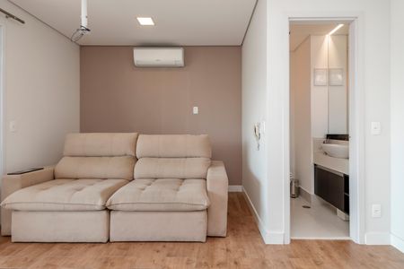 Sala de apartamento para alugar com 1 quarto, 43m² em Campo Belo, São Paulo