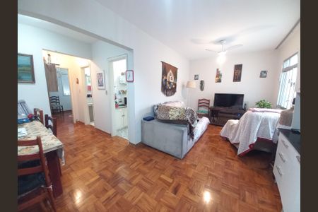 Sala de apartamento para alugar com 1 quarto, 67m² em José Menino, Santos
