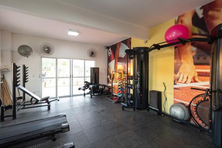 Casa de condomínio para alugar com 80m², 2 quartos e 1 vaga Casa de condomínio para alugar com 80m², 2 quartos e 1 vagaÁrea comum - Academia