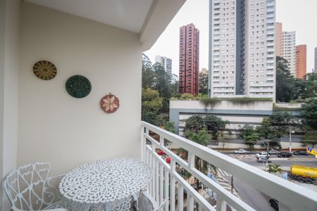 Varanda da Sala de apartamento para alugar com 2 quartos, 62m² em Vila Andrade, São Paulo