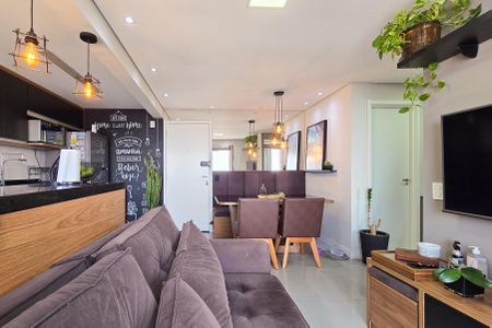 Sala de apartamento à venda com 1 quarto, 42m² em Jardim Olavo Bilac, São Bernardo do Campo