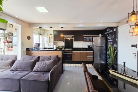 Sala de apartamento à venda com 1 quarto, 42m² em Jardim Olavo Bilac, São Bernardo do Campo