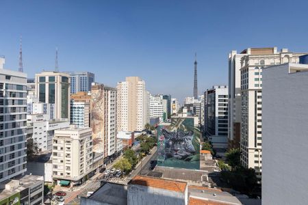 Vista do Varanda do Studio de kitnet/studio para alugar com 1 quarto, 25m² em Consolação, São Paulo