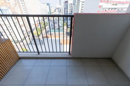 Varanda do Studio de kitnet/studio para alugar com 1 quarto, 25m² em Consolação, São Paulo