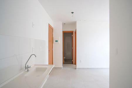 Apartamento à venda com 35m², 2 quartos e 1 vagaCozinha e área de serviço