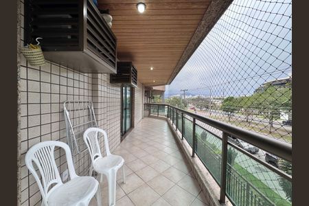 Varanda de apartamento à venda com 3 quartos, 122m² em Recreio dos Bandeirantes, Rio de Janeiro