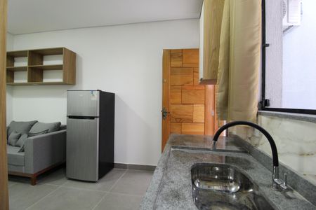 Cozinha de casa para alugar com 1 quarto, 22m² em Indianópolis, São Paulo