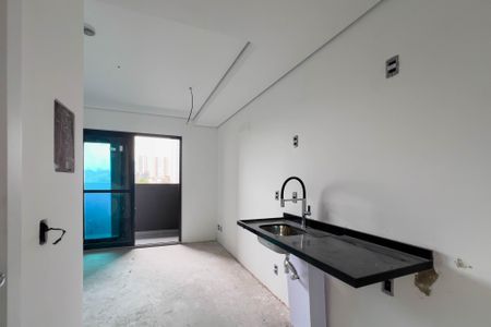 Cozinha de kitnet/studio à venda com 1 quarto, 26m² em Vila Dom Pedro I, São Paulo