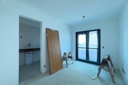 Sala de apartamento à venda com 1 quarto, 40m² em Vila Dom Pedro I, São Paulo