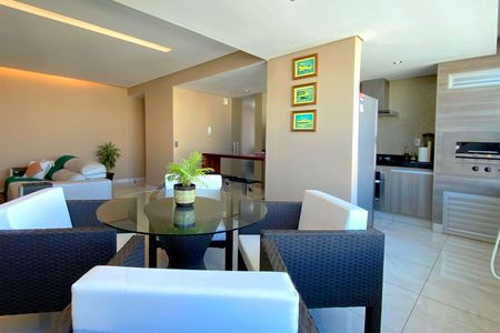 Varanda gourmet de apartamento à venda com 3 quartos, 88m² em Grajaú, Belo Horizonte