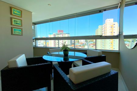 Varanda gourmet de apartamento à venda com 3 quartos, 88m² em Grajaú, Belo Horizonte