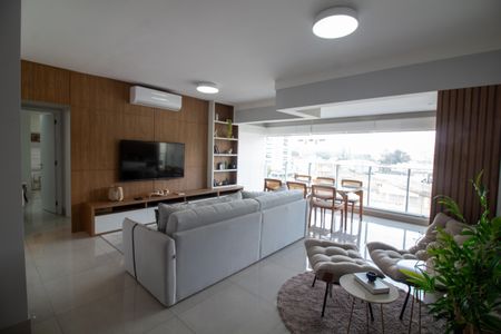 Sala de apartamento para alugar com 2 quartos, 81m² em Jardim Caravelas, São Paulo