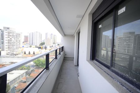 Varanda Sala de apartamento à venda com 1 quarto, 60m² em Vila Dom Pedro I, São Paulo