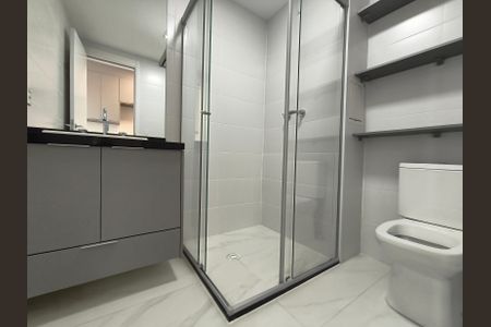 Studio para alugar com 24m², 1 quarto e sem vaga Studio para alugar com 24m², 1 quarto e sem vagaBanheiro