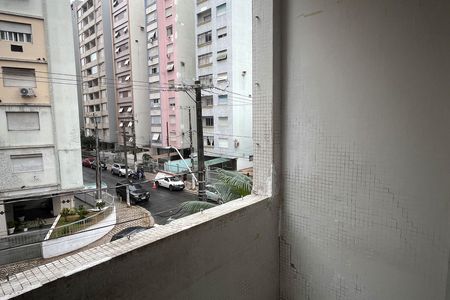 Varanda da Sala de apartamento para alugar com 1 quarto, 53m² em José Menino, Santos