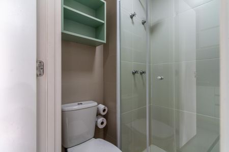 Banheiro de kitnet/studio à venda com 1 quarto, 20m² em Jardim das Acacias, São Paulo