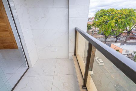 Varanda da Sala de apartamento à venda com 4 quartos, 131m² em Santa Rosa, Belo Horizonte