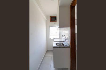 Cozinha de kitnet/studio à venda com 1 quarto, 17m² em Vila Marieta, São Paulo