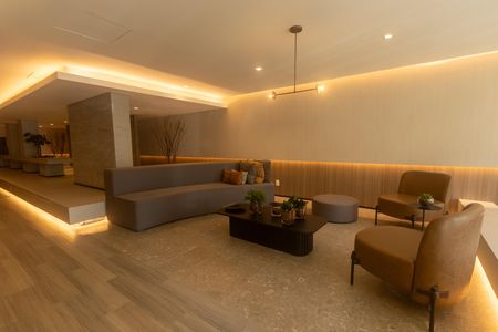 Área comum de kitnet/studio para alugar com 1 quarto, 25m² em Vila Olímpia, São Paulo