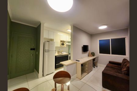 Sala de apartamento para alugar com 1 quarto, 36m² em Vila Nova Conceição, São Paulo