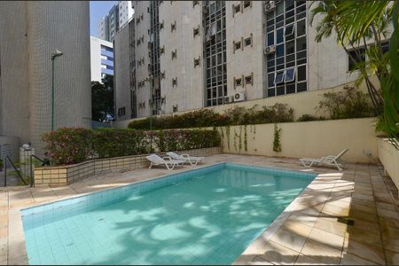 Área comum - Piscina de apartamento para alugar com 1 quarto, 54m² em Lourdes, Belo Horizonte
