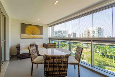 Varanda da Sala 2 de apartamento à venda com 4 quartos, 233m² em Barra da Tijuca, Rio de Janeiro