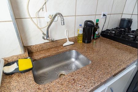 Cozinha de apartamento para alugar com 1 quarto, 44m² em Bela Vista, São Paulo