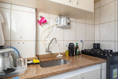 Cozinha de apartamento para alugar com 1 quarto, 44m² em Bela Vista, São Paulo