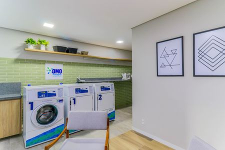 Apartamento para alugar com 34m², 2 quartos e sem vagaÁrea comum - Lavanderia