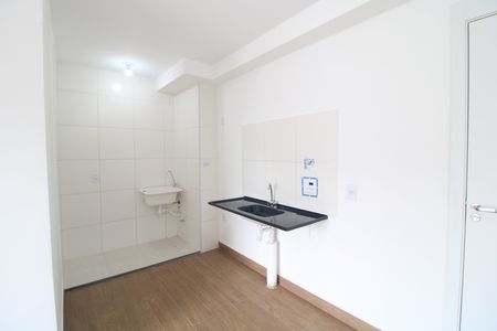 Cozinha de apartamento para alugar com 2 quartos, 36m² em Vila Isa, São Paulo