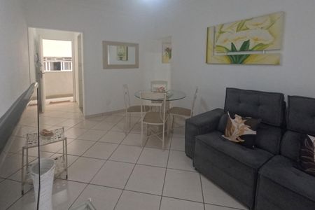 Sala de apartamento para alugar com 1 quarto, 57m² em Boqueirão, Santos